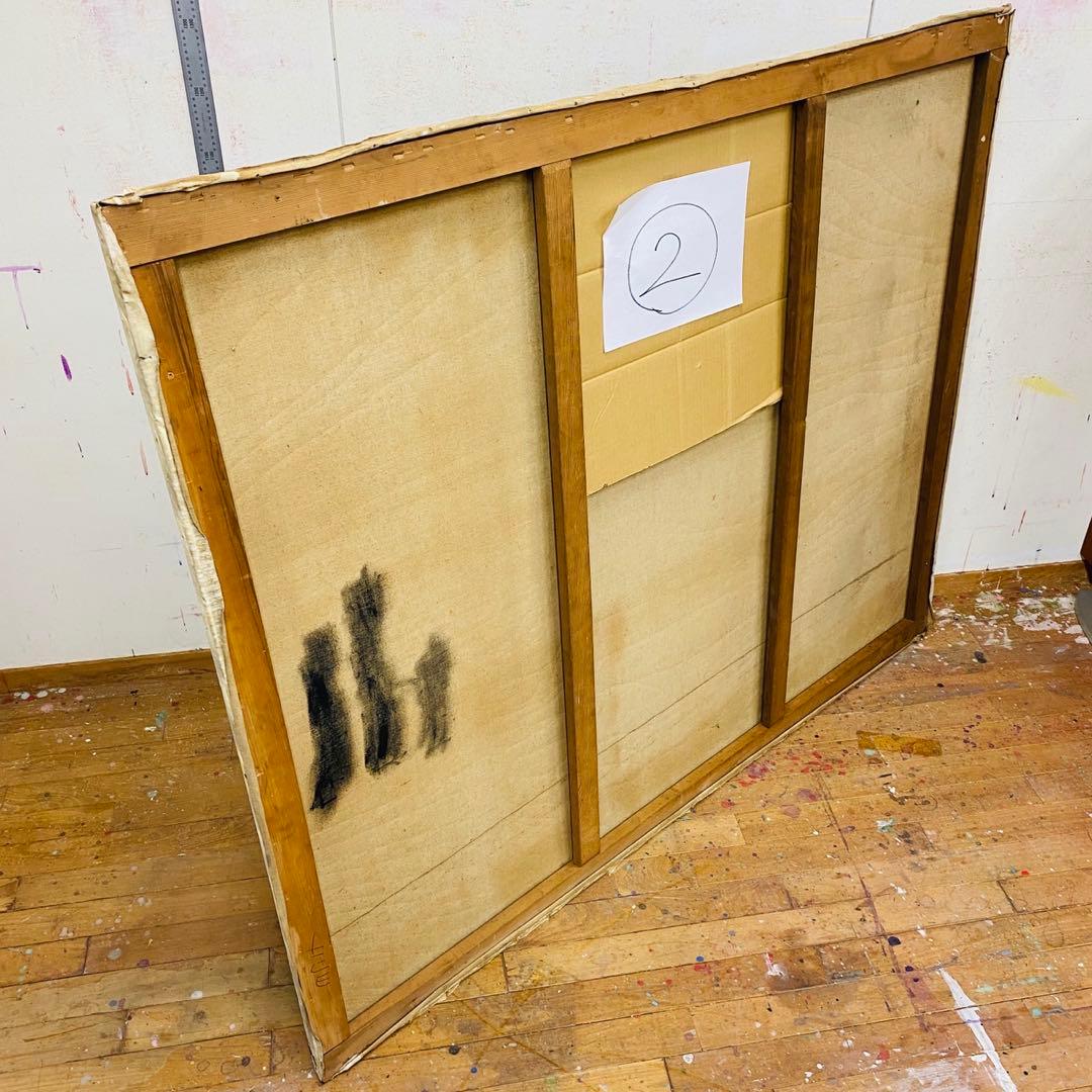 絵画用 木枠 キャンバス枠 F100号 杉材 KISO刻印 良品 送料込み ②