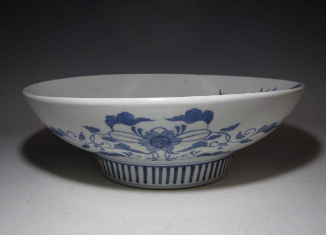 時代　鍋島大皿　松竹梅文　直径34センチ　銘品！7798