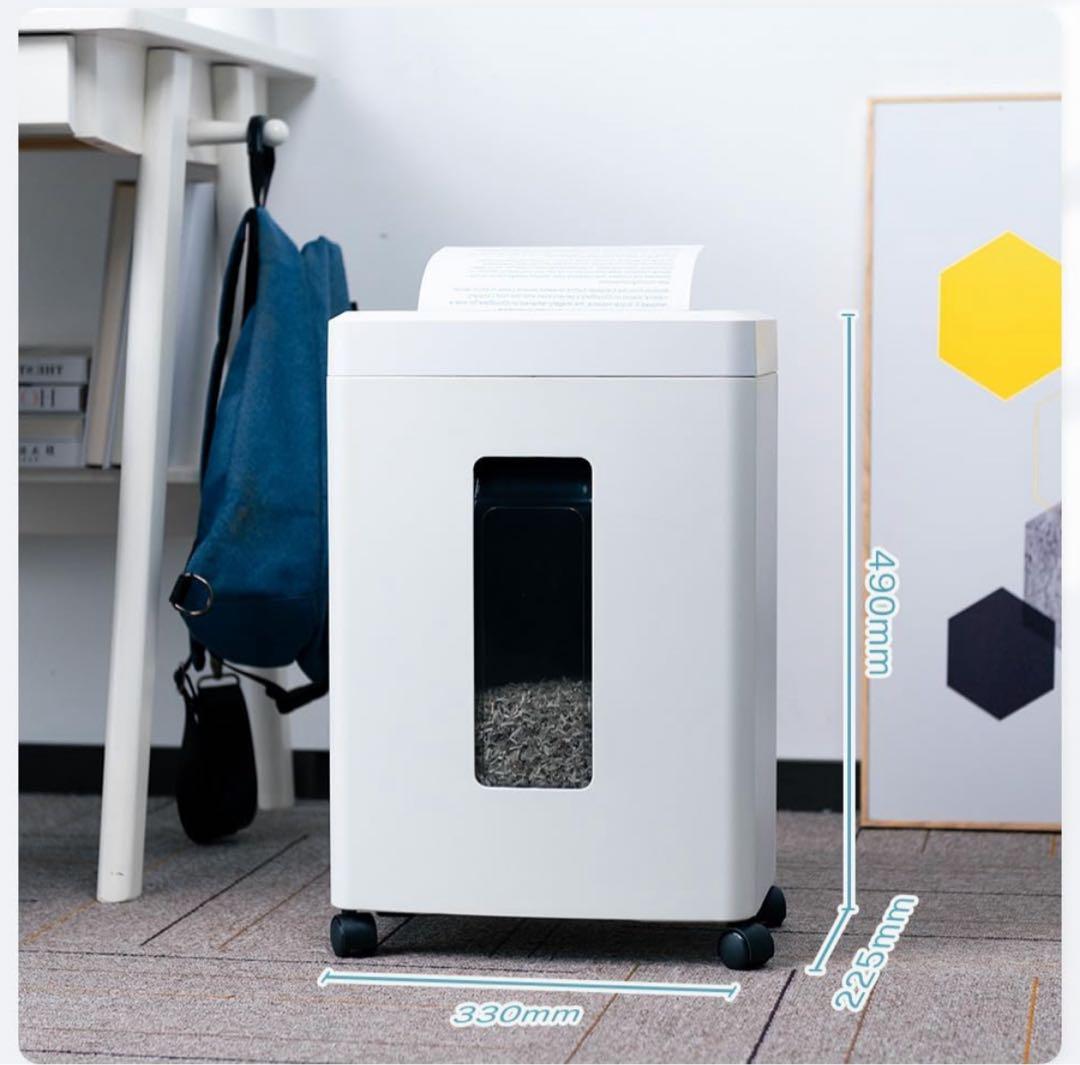 【新品】シュレッダー 電動 家庭用 静音　業務用　マイクロカット　18L大容量