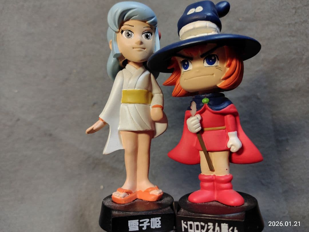 昭和レトロ ドロロンえん魔くん 雪子姫 首ふり人形