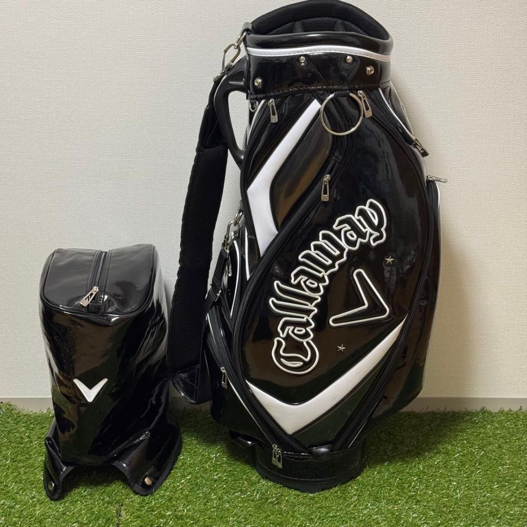 Callaway キャロウェイ キャディバック ゴルフバッグ エナメル