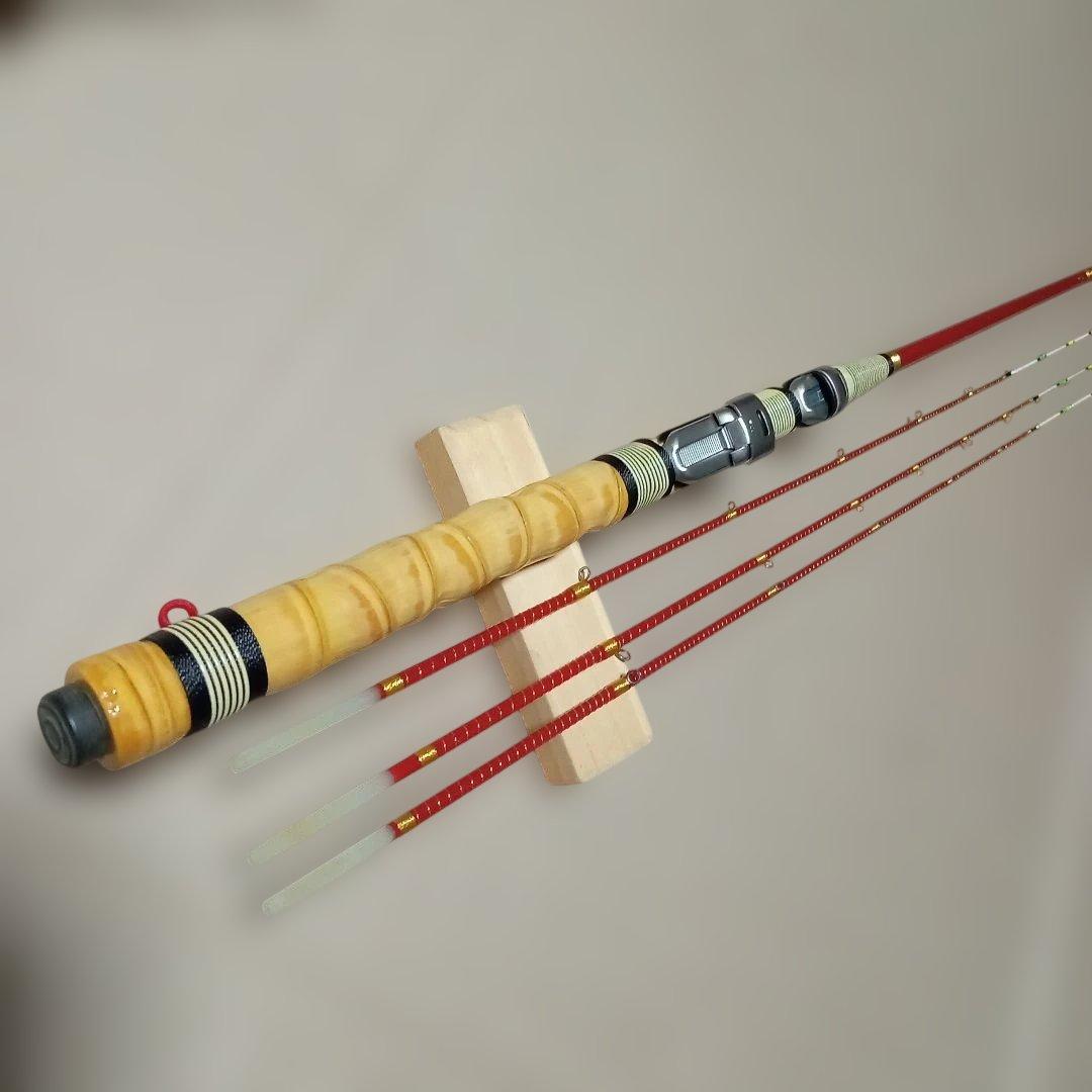 チヌ竿　筏竿　 手作り　布袋竹
