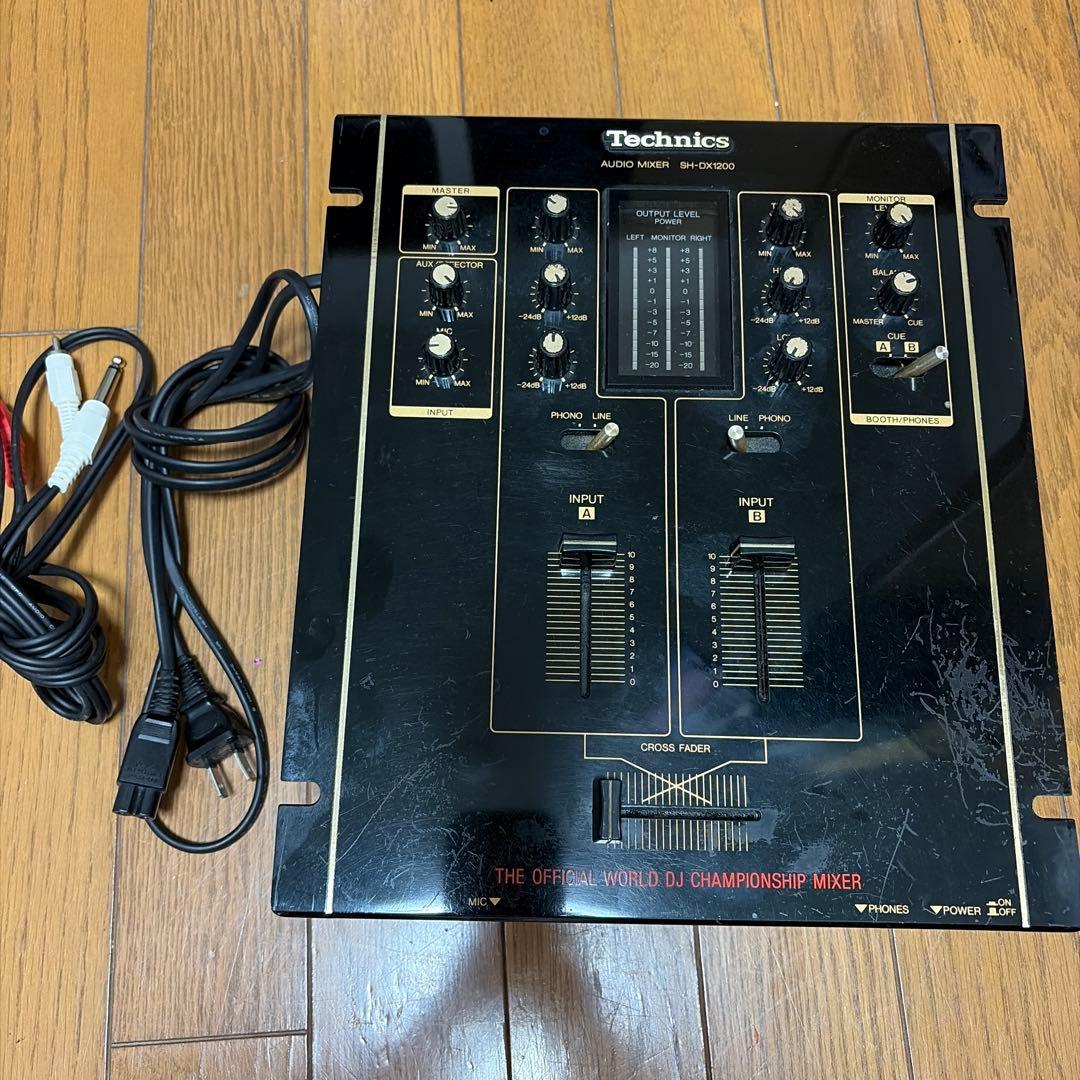 Technics SH-DX1200 DJミキサー 通電確認済み テクニクス