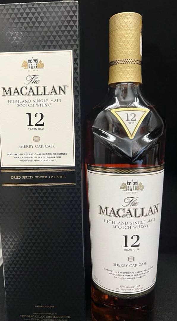 新品未開封　マッカラン 12年シェリーオークカスク700ml