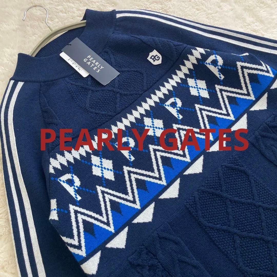 タグ付新品！PEARLY GATESパーリーゲイツ　ケーブルニット　ワンピース