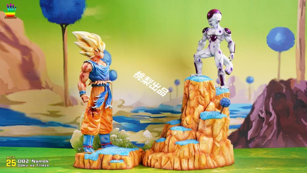 新品未開封『ドラコンボール』 　フリーザ＊　孫悟空　 ガレージキット スタチュー