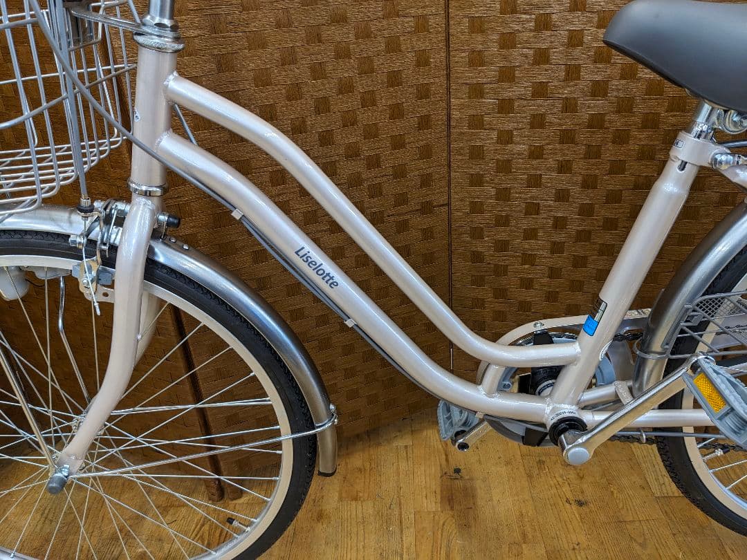 U081 美品　普通自転車　２４インチ　6段変速