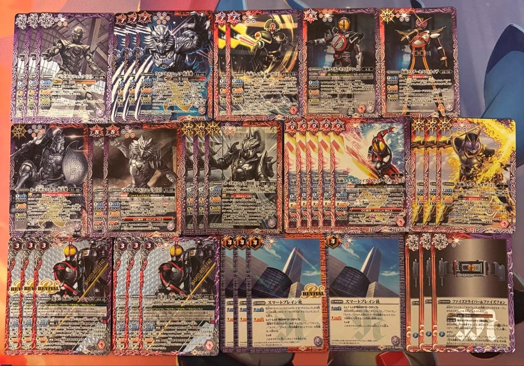 (6)バトスピ 仮面ライダーファイズ デッキパーツセット