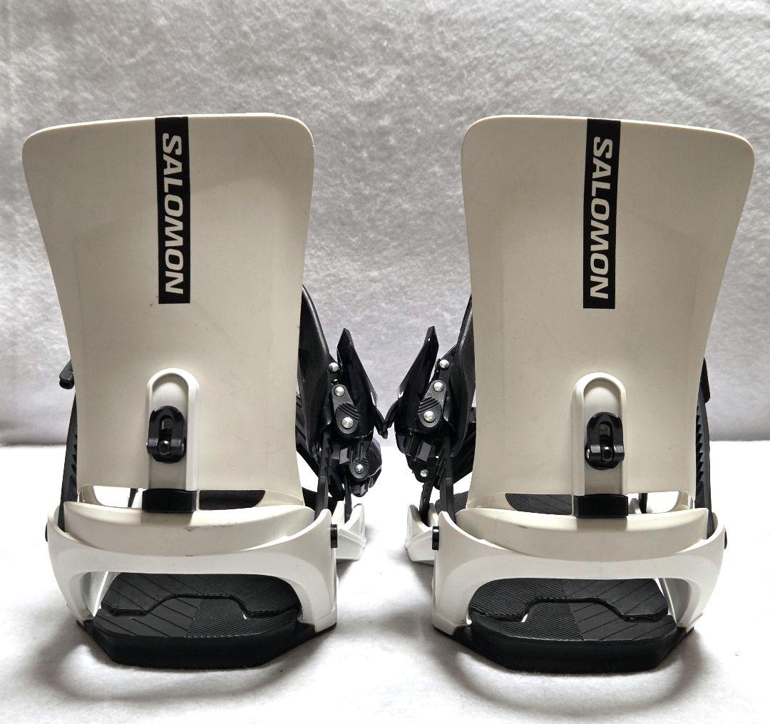 SALOMON RHYTHM ホワイト スノーボード ビンディング Sサイズ