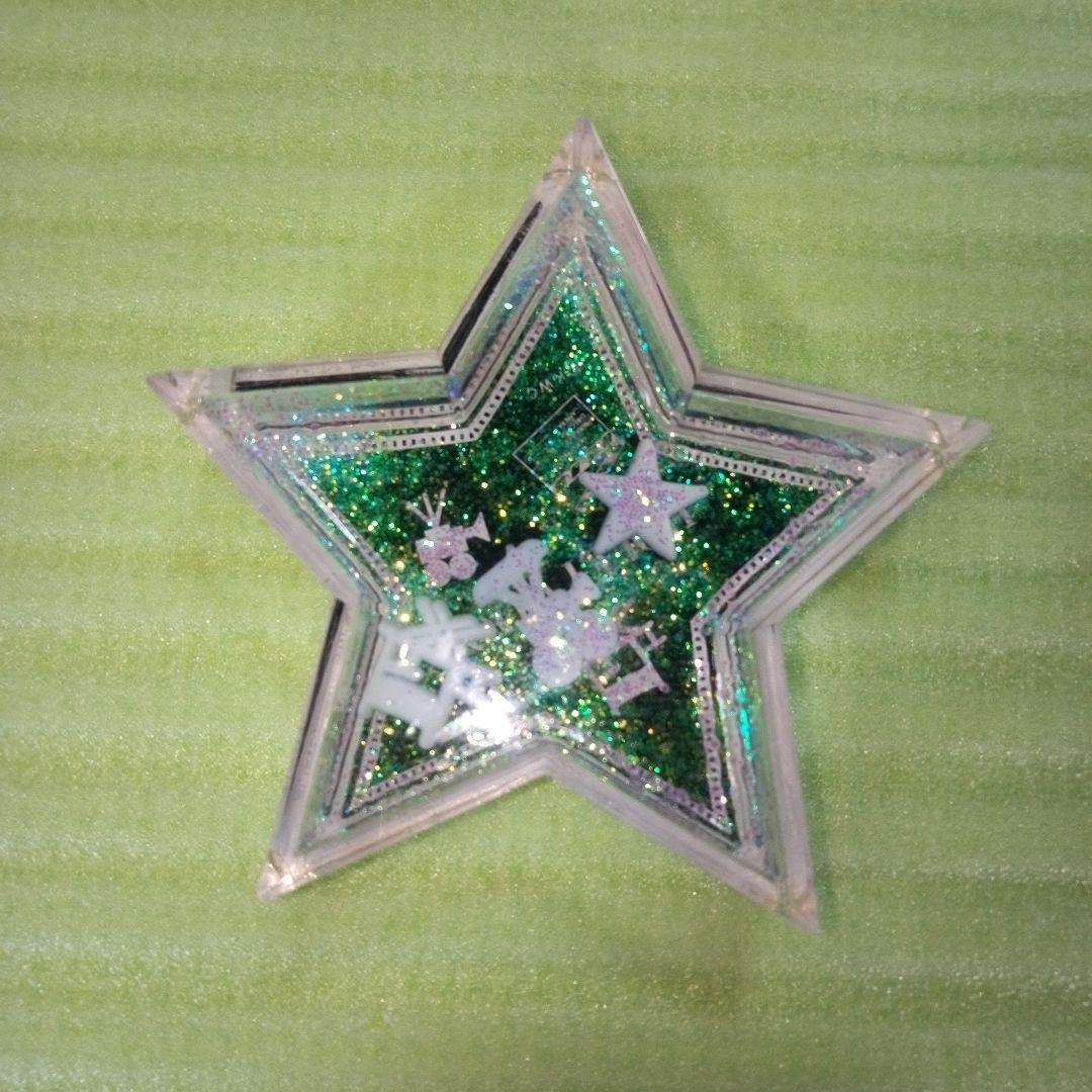 SOUVENIR PAPER WEIGHT　HOLLY WOOD　星形　星型
