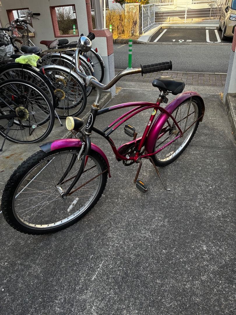 SCHWINN ビーチクルーザー パープル