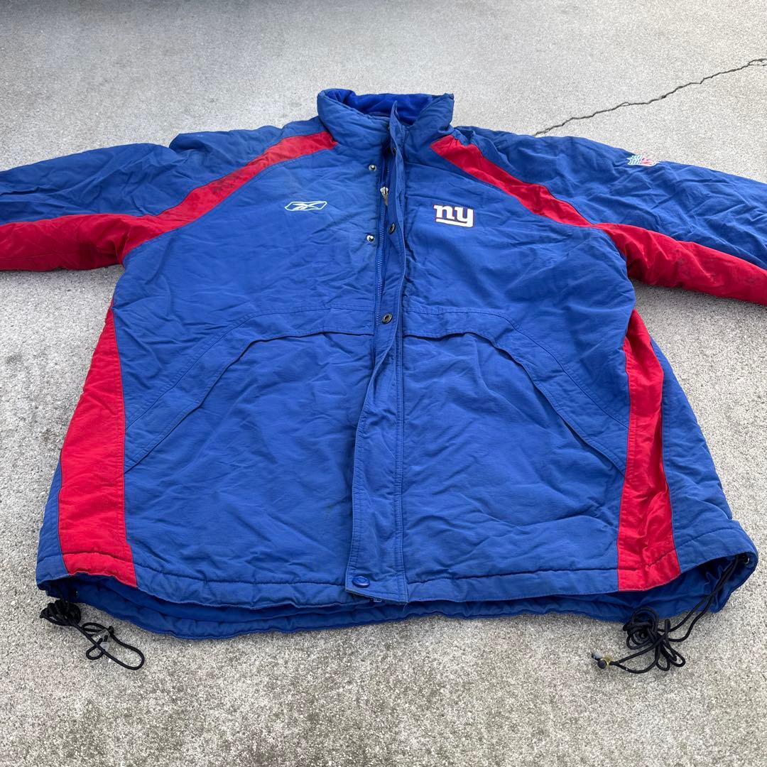 NFL Reebok New York Giants チームロゴ アウター 中綿