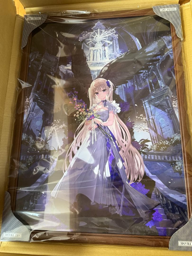 絵師100人展13 ふーみ 複製原画 夜明け前、天に星を、心に花束を