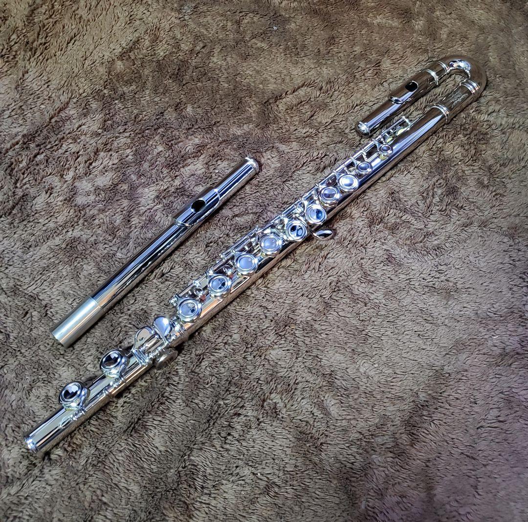 【ほぼ新品】JINXIN フルート U字 頭部管　セット