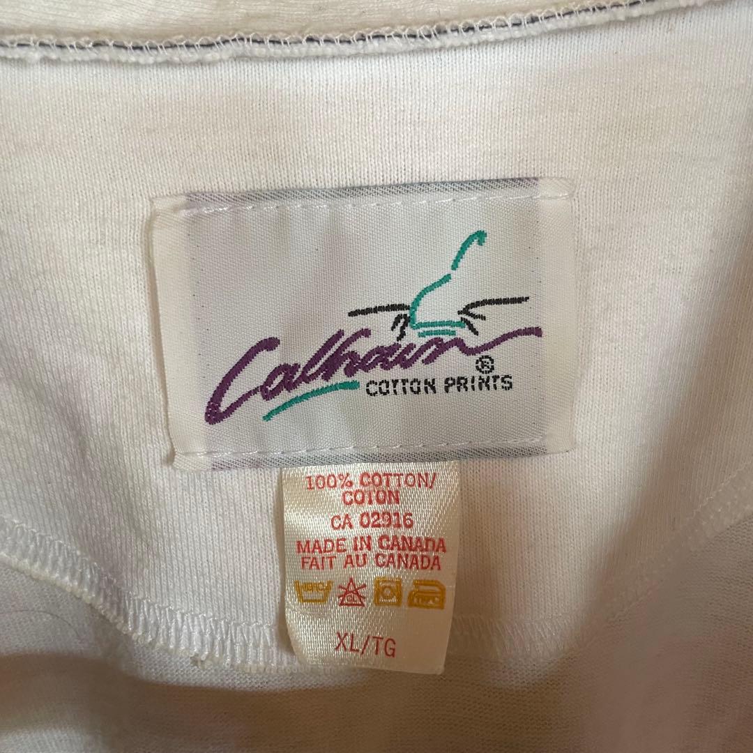 Calhoun アメリカ国旗ラガーシャツ XL ポロシャツ
