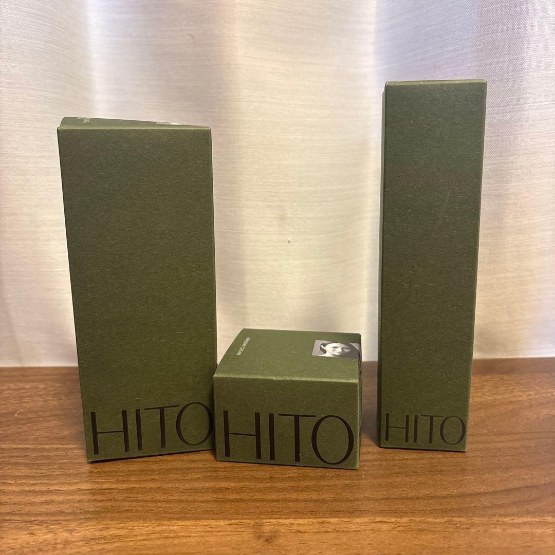 HITO ハーブクレンジングジェル、ミルクセラム、バクダンクリーム3点セット‼️