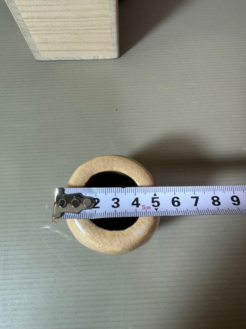 2873 萩焼　新庄助右衛門窯　蓋置　未使用