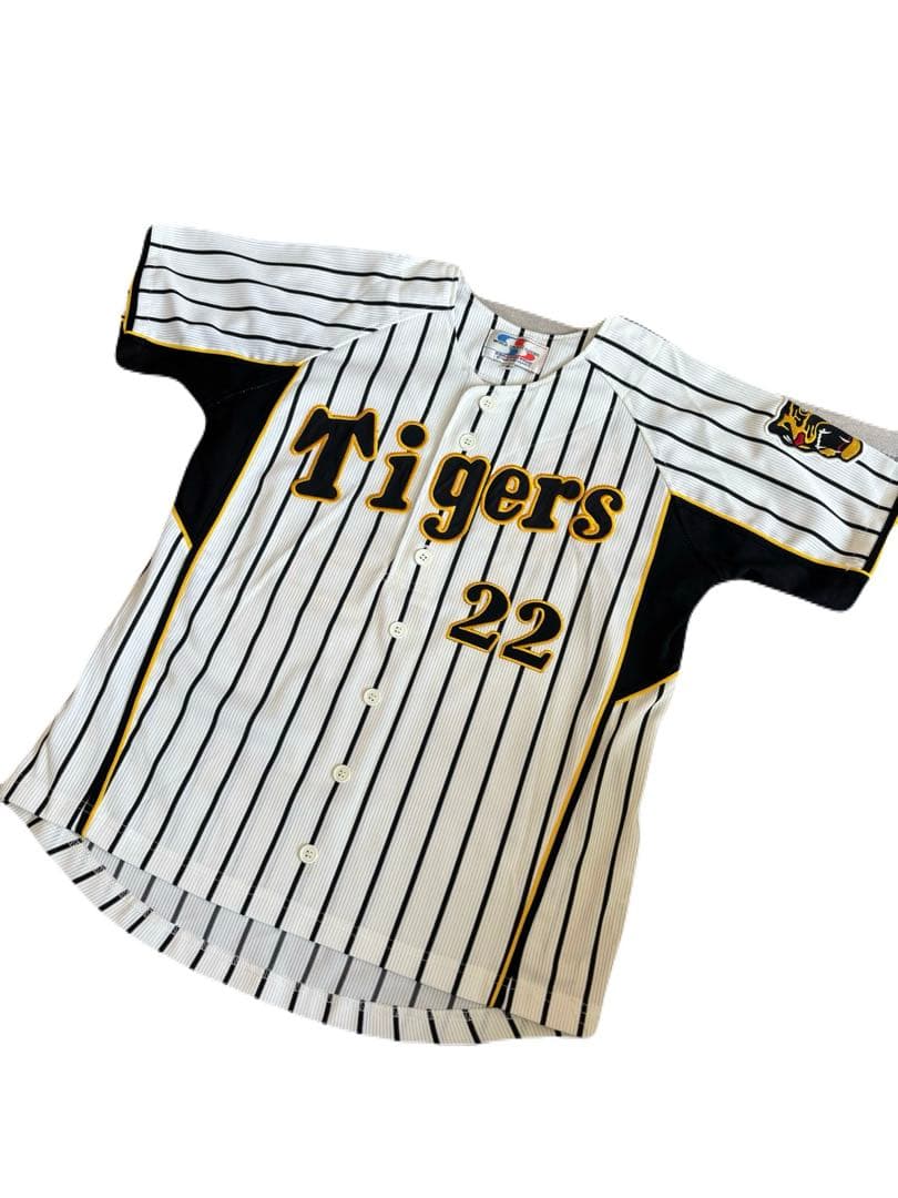 希少【新品】阪神タイガース 藤川球児 監督 当時物 22番 刺繍ユニフォーム