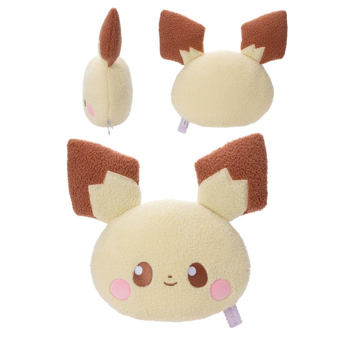 ポケモン ポケピース ぬいぐるみポシェット フェイスクッション 4点セット