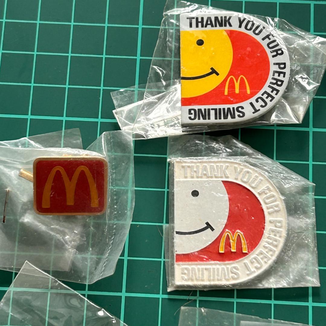 マクドナルド　ピンバッジ　缶バッジ　デッドストック　まとめセット　ヴィンテージ