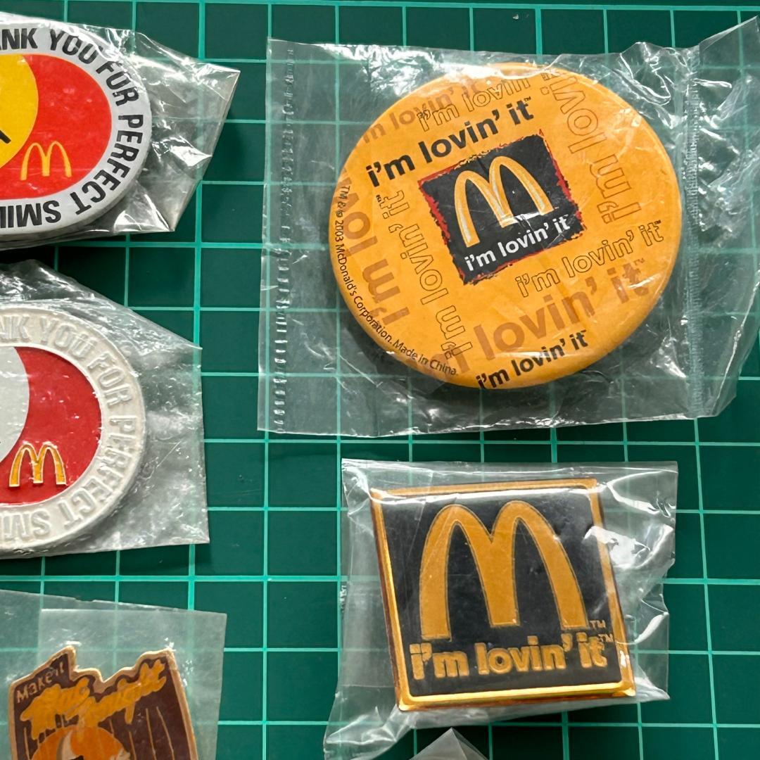 マクドナルド　ピンバッジ　缶バッジ　デッドストック　まとめセット　ヴィンテージ