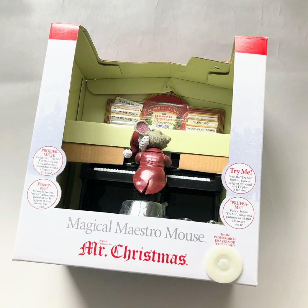 #3937【レトロで素敵】ミスタークリスマス 2010年代 動作品 ピアノ