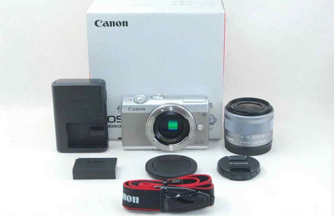 Canon EOS M100 シルバー 15-45mmレンズ付き