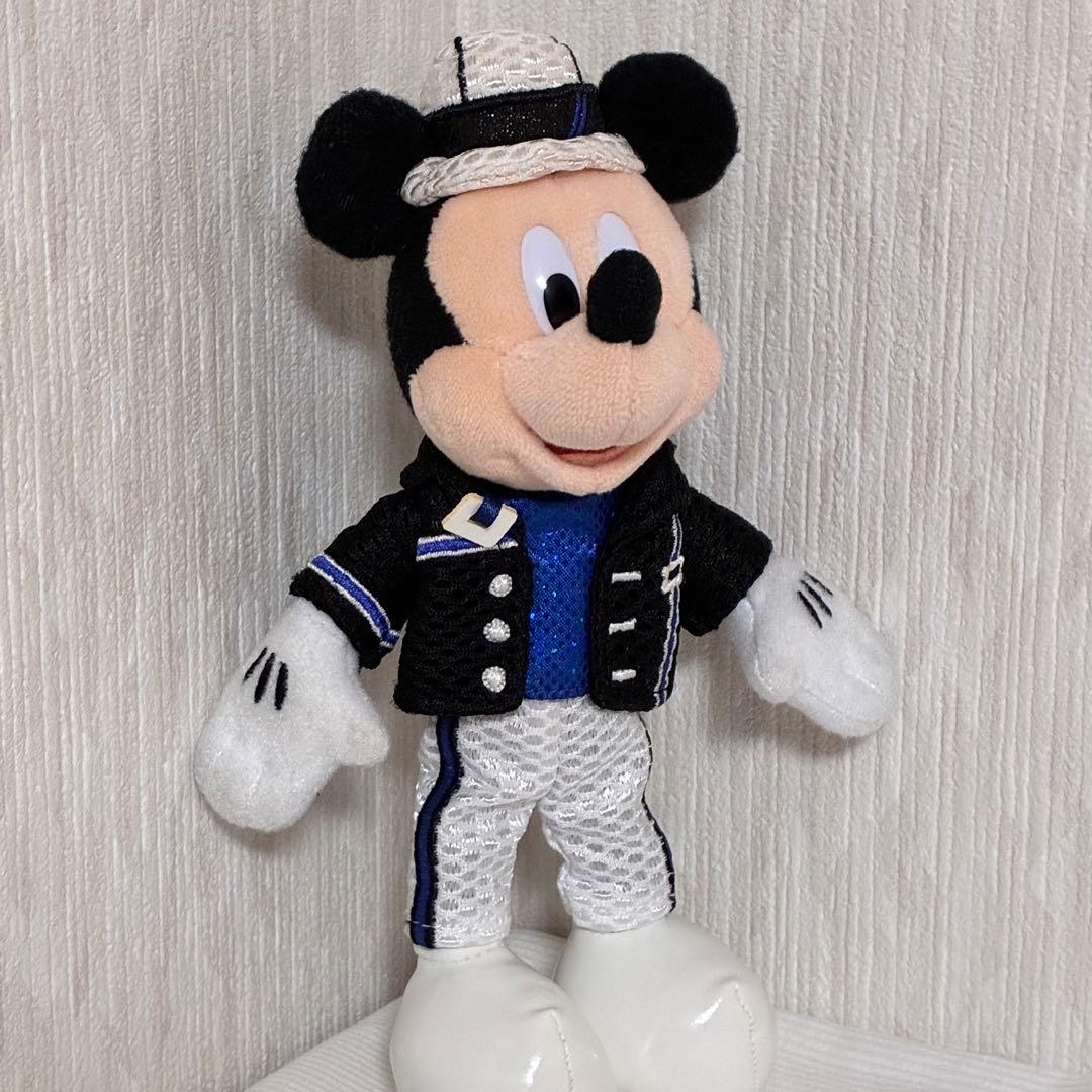 クラブマウスビート ミッキー 黒ジャケ ぬいぐるみバッジ