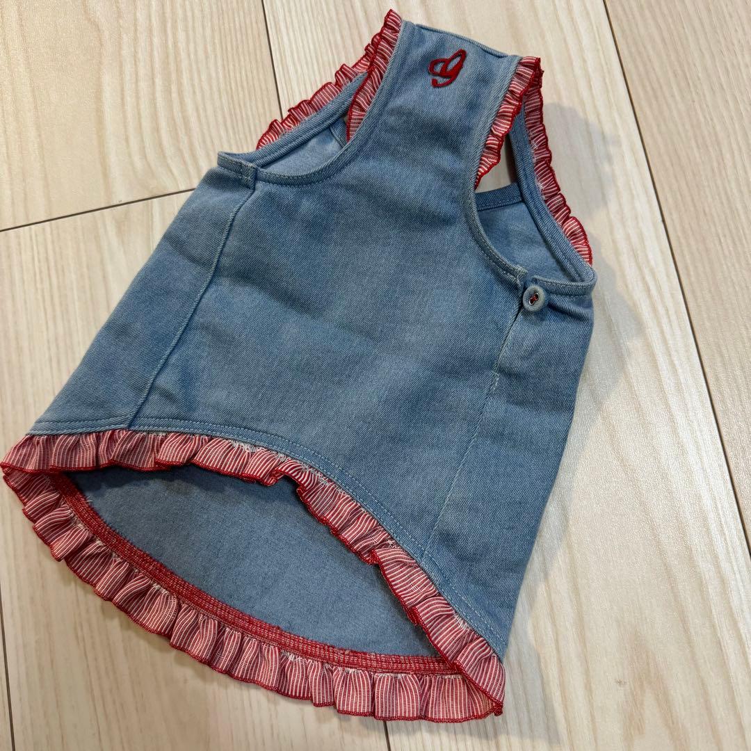 美品　アトリエgg デニムワンピース ローラ 19ハーフ
