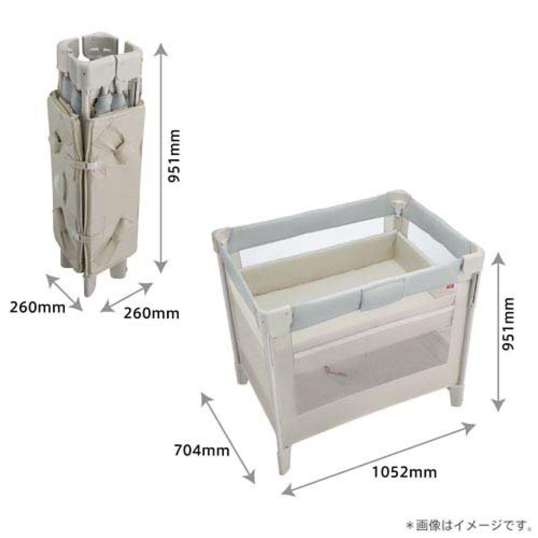 アップリカ　ココネルエアー　AB ホワイトグレー
