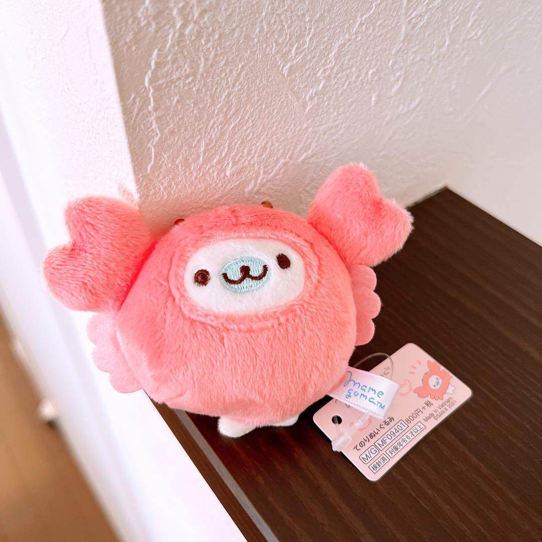 まめゴマ　おうちでうみきぶんでプ　カニ　てのりぬいぐるみ