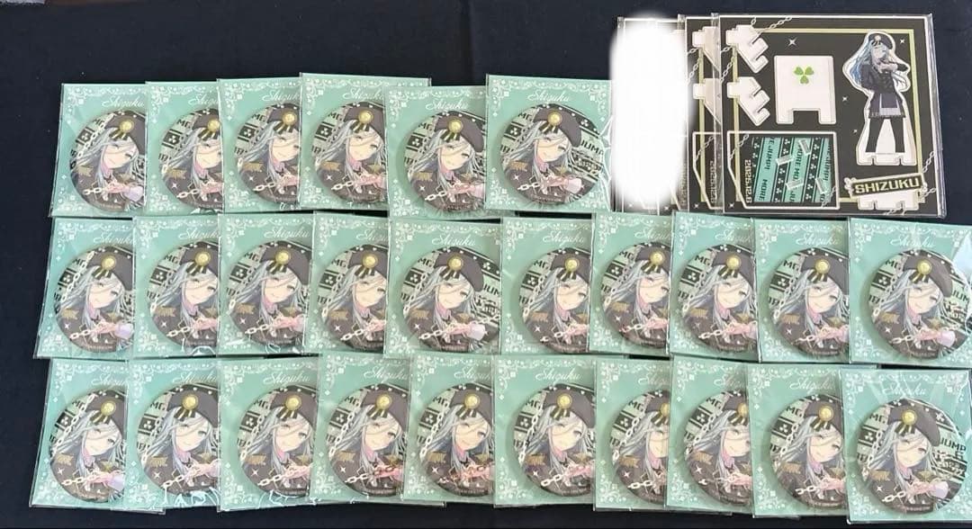 プロセカ　はぴこれ　日野森雫　缶バッジG賞 アクリルスタンドC賞