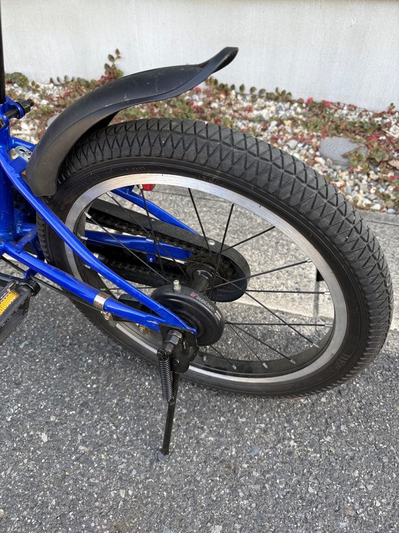 青い子供用自転車 18インチ (愛知県豊田市、引き取り限定)