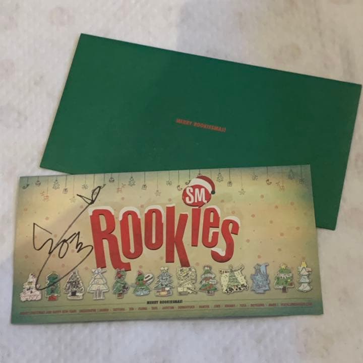 smrookies ヘチャン　ドンヒョク　サイン　クリスマスカード　トレカ