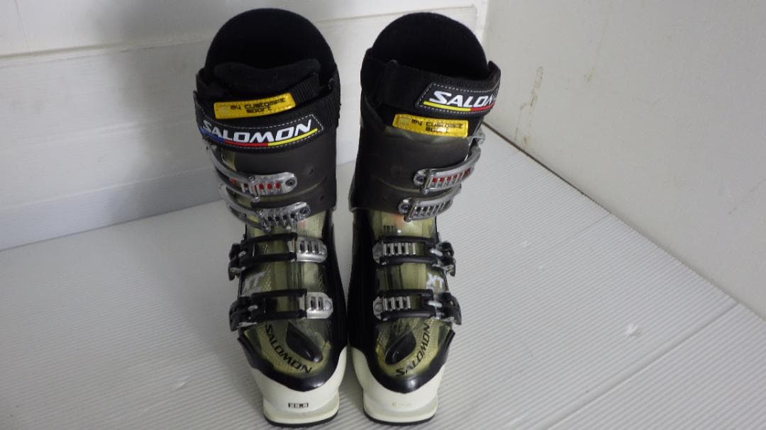 ま*る様 送料無料606/未使用？美品　SALOMON スケルトンICIスキー2