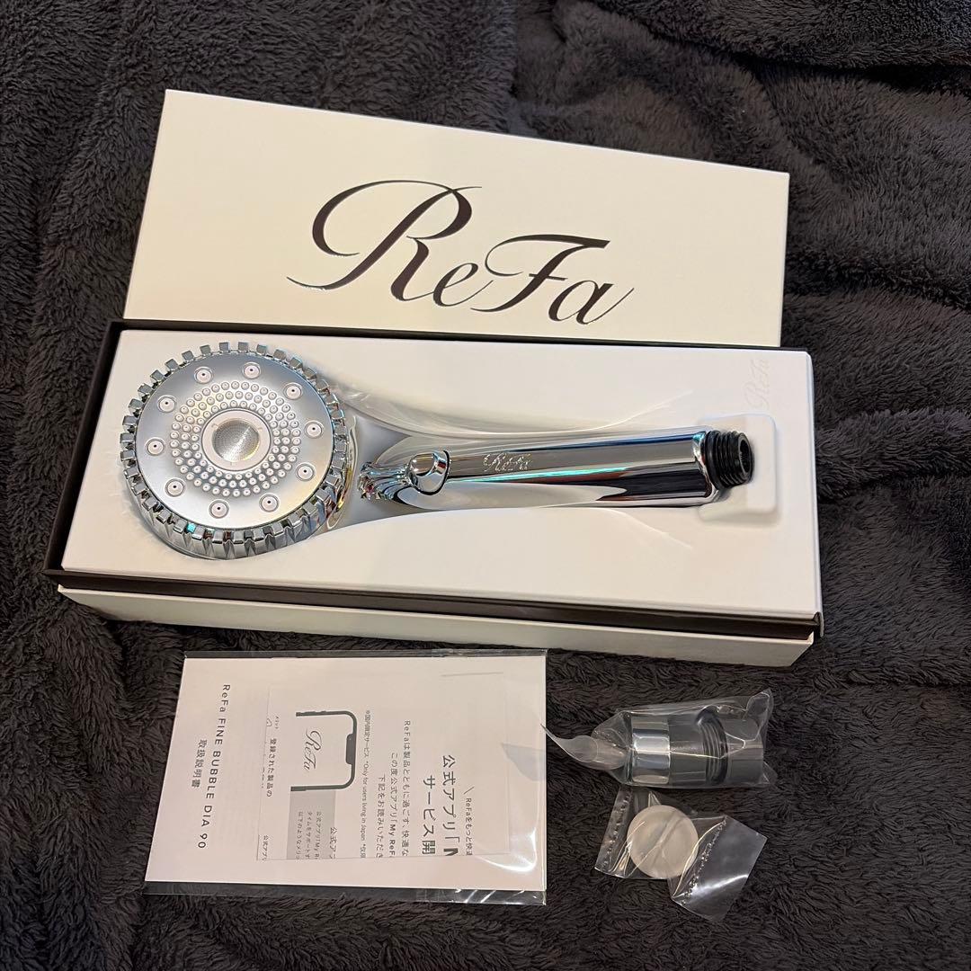 ReFa シャワーヘッド シルバー　リファファインバブルダイア90