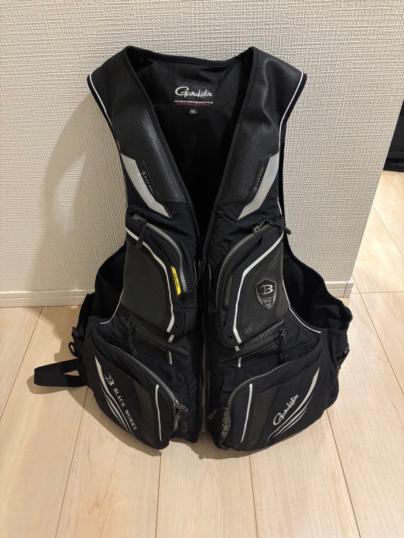 Gamakatsu BLACK WORKS ライフジャケット LL