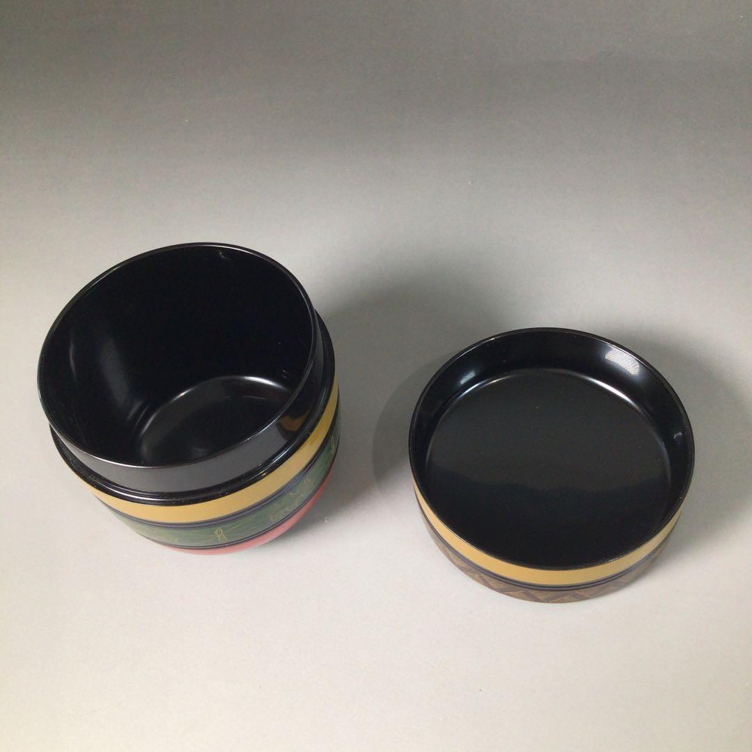 Ｒ８３４　棗　『道場宗廣作』『唐物写』『独楽棗』　共箱　茶道具