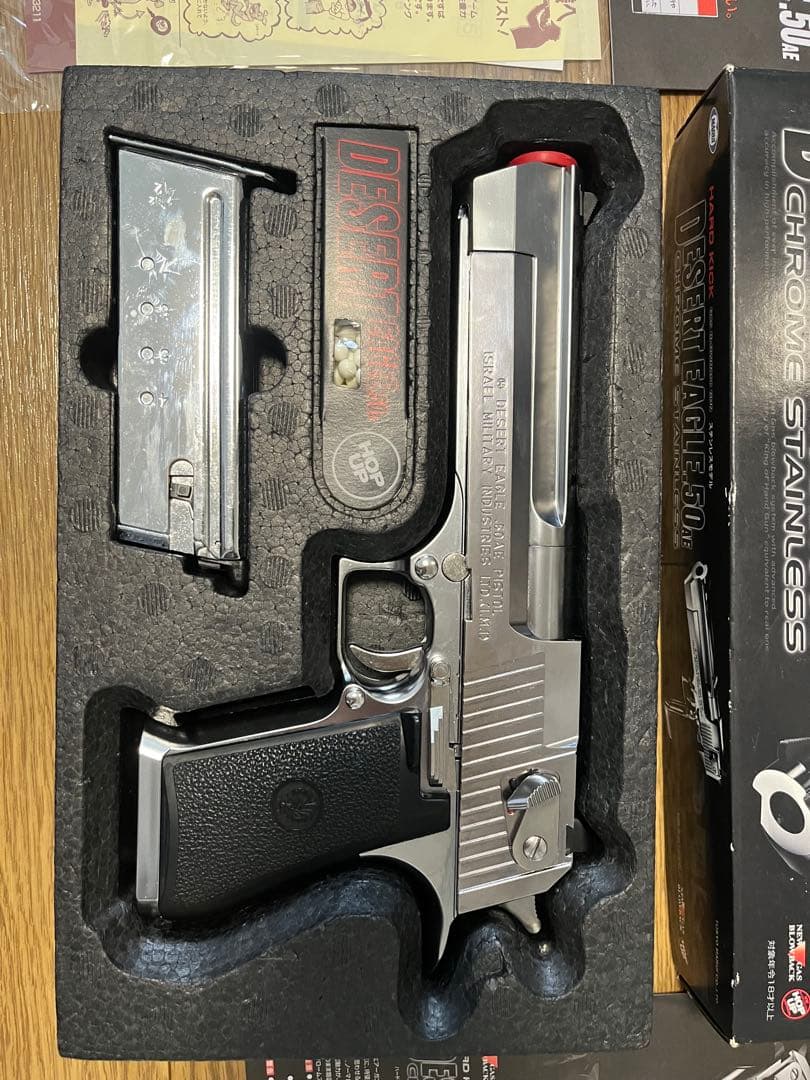 DESERT EAGLE 50AE ガスガン クローム