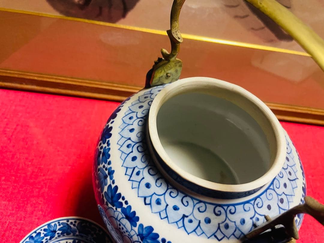染付 水注
