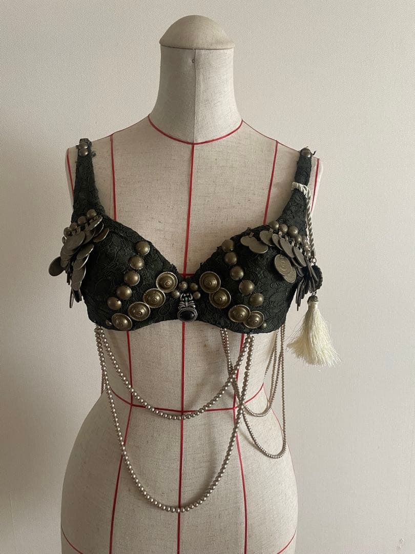 手作り衣装　ベリーダンス　ブラ　パンツセット