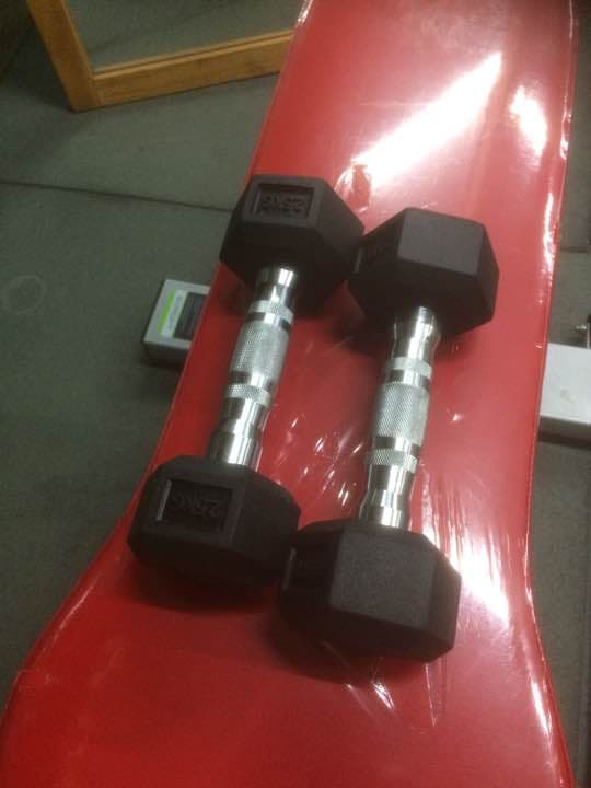 ラバーヘックスダンベル  1kg〜10kg