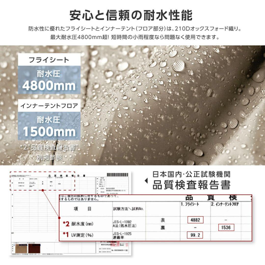 新品未開封】South Light ツールームテント