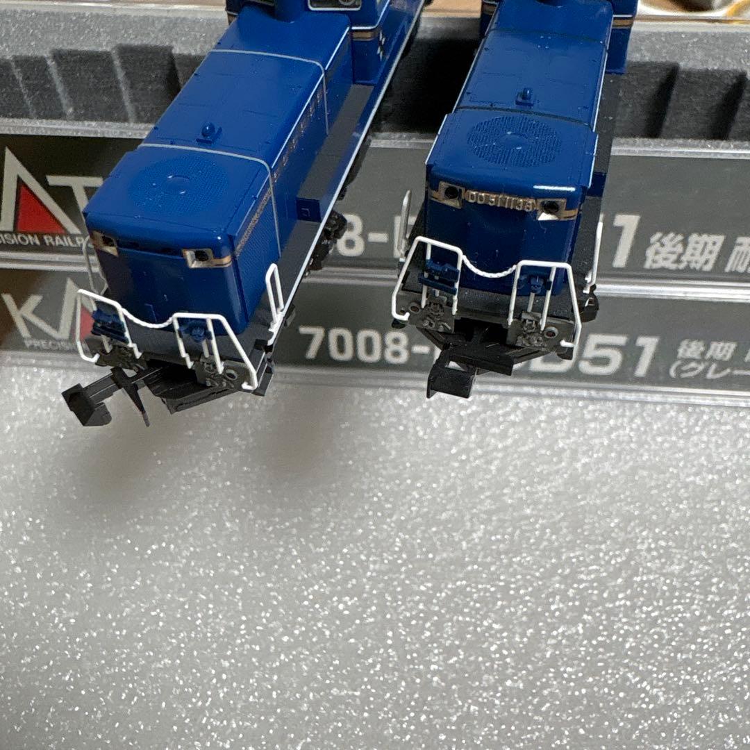 KATO￼ 7008-F.L DD51 北斗星色　重連セット