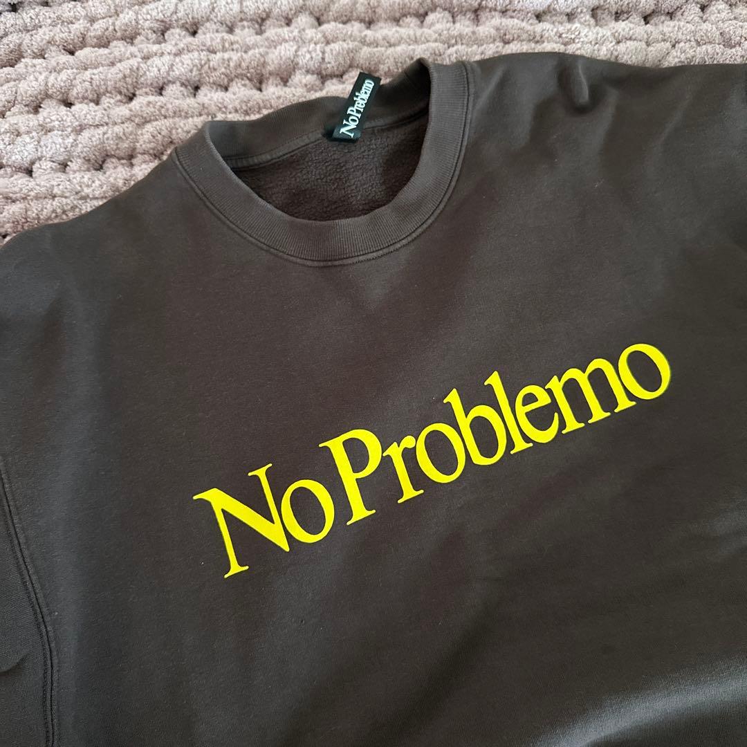 No Problemo ロゴ スウェット noproblemo、Aries