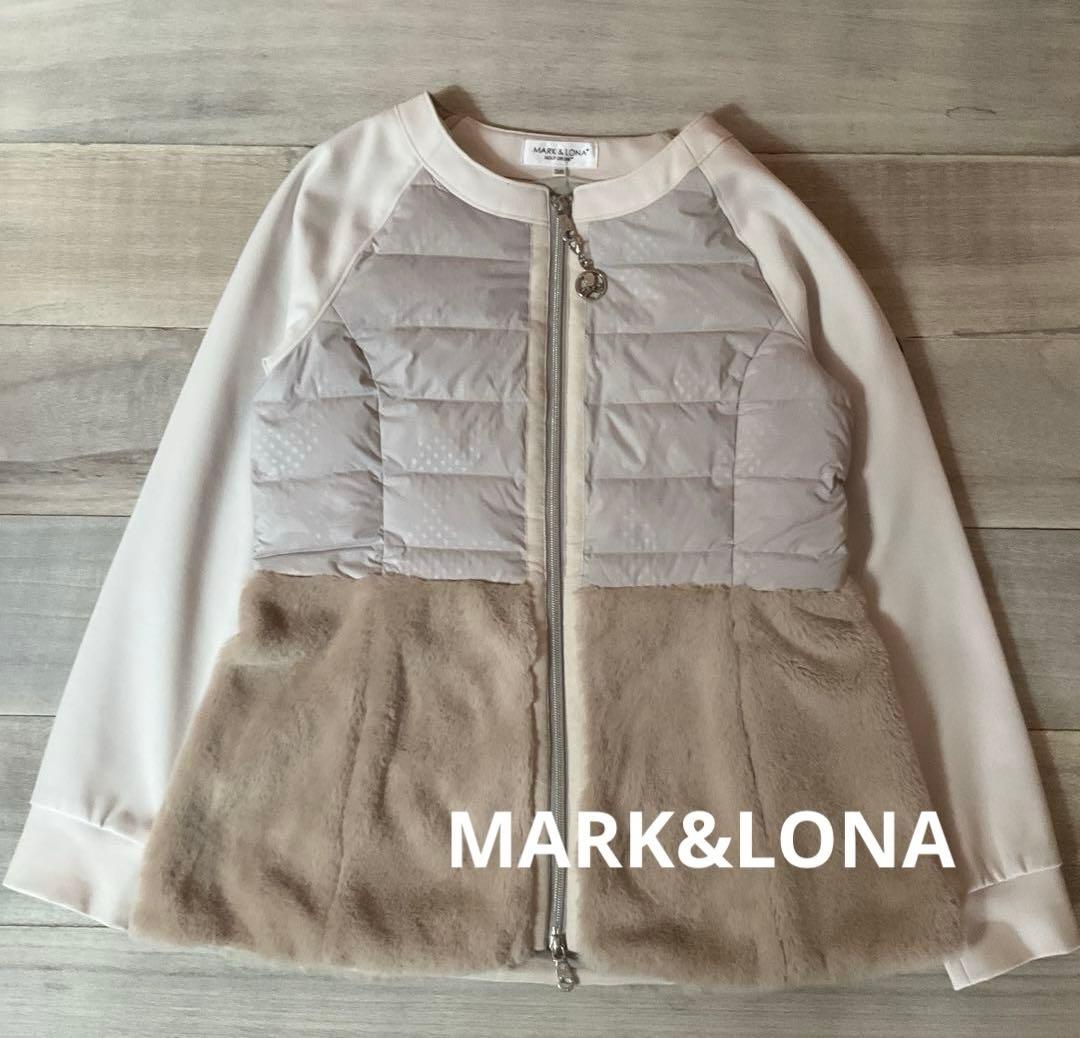 極美品MARK & LONA 異素材中綿ジップアップジャケット 38