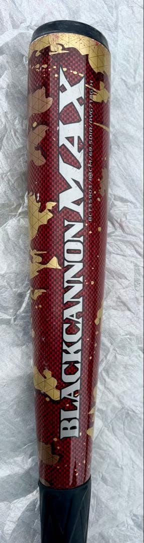 BLACK CANNON ZETT 一般軟式用バット　おまけ付き