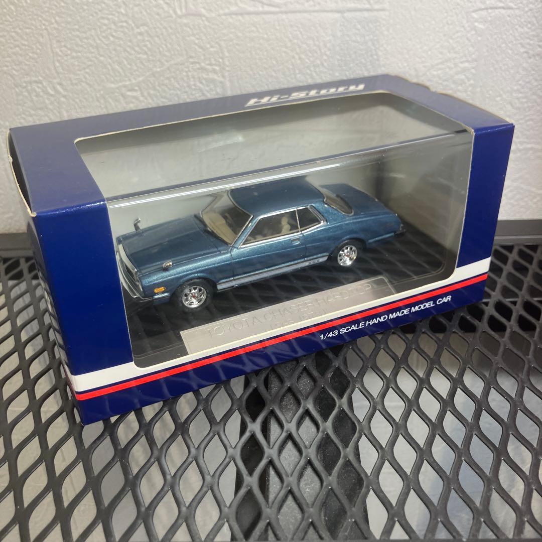 ハイストーリー トヨタ チェイサー SGS 1978 ミニカー 1/43 ブルー
