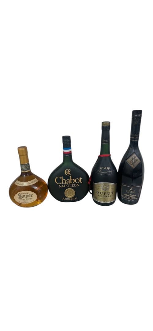 ❷未開封 ウィスキー ブランデー 4本まとめ売り 古酒