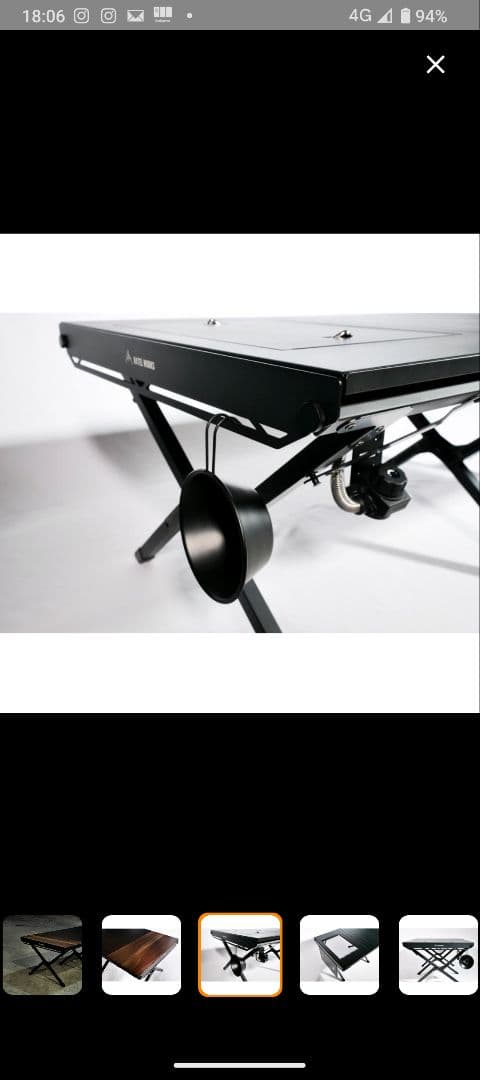 テーブル・チェア・ハンモック RATEL WORKS CAMP WOOD PANEL TABLE 120